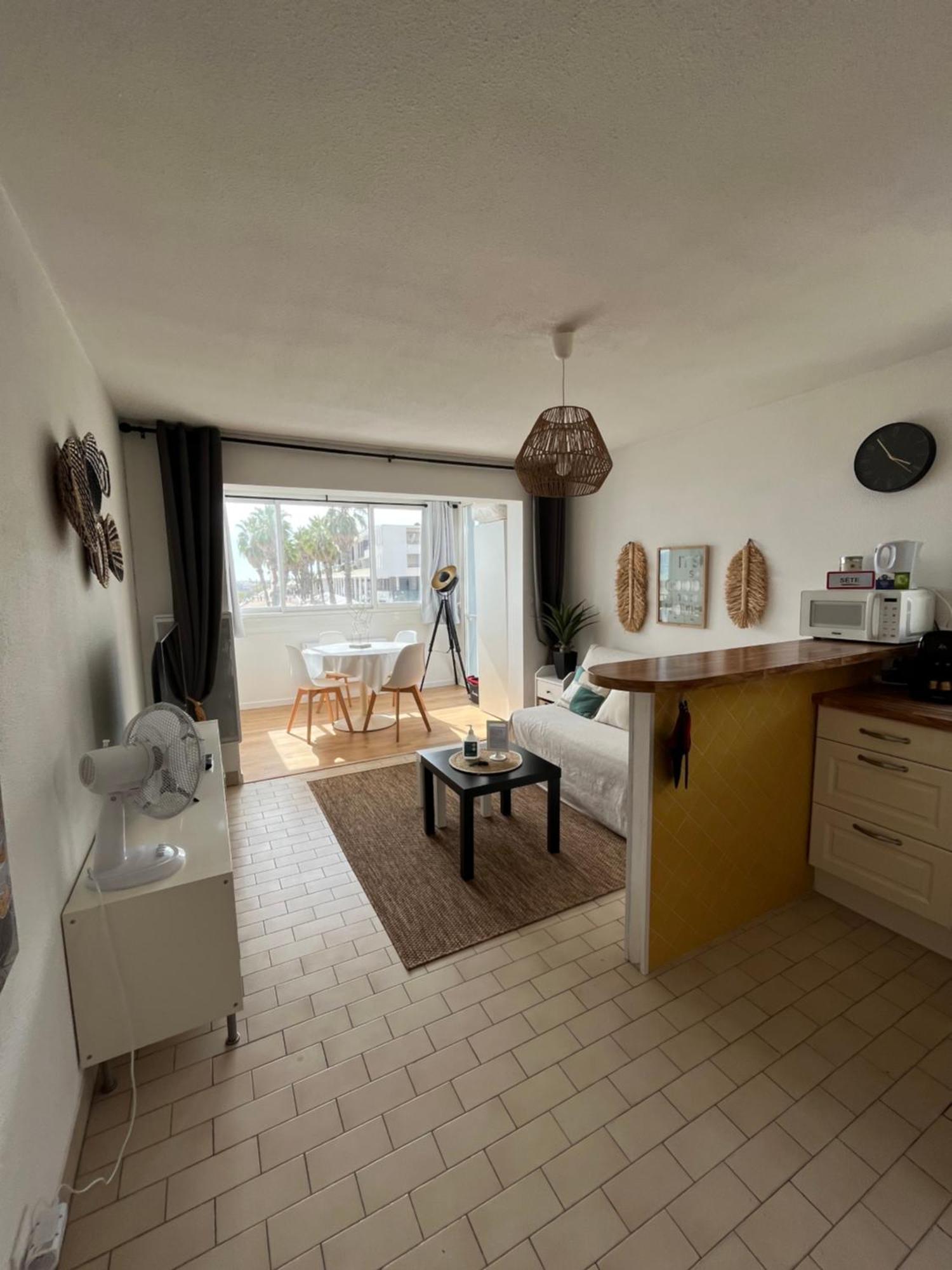 T2 Vue Panoramique Sur Mer Quartier Des Quilles Sète Kültér fotó
