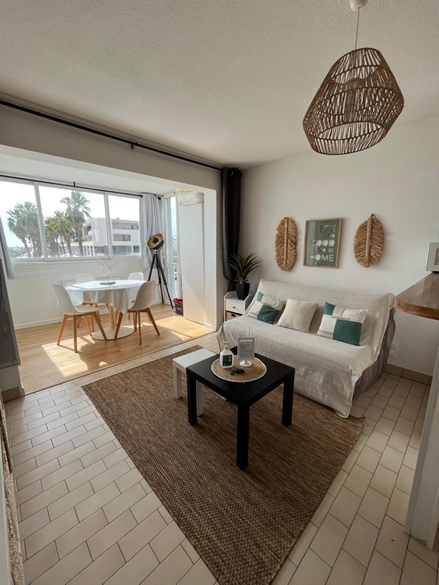 T2 Vue Panoramique Sur Mer Quartier Des Quilles Sète Kültér fotó